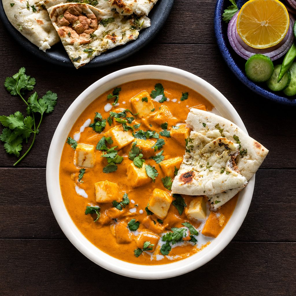 Paneer Butter Masala.
