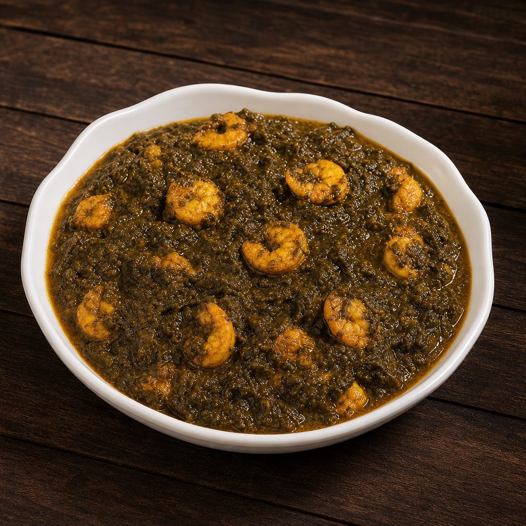 Gongura Shrimp Curry.