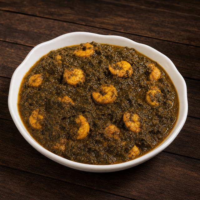 Gongura Shrimp Curry.