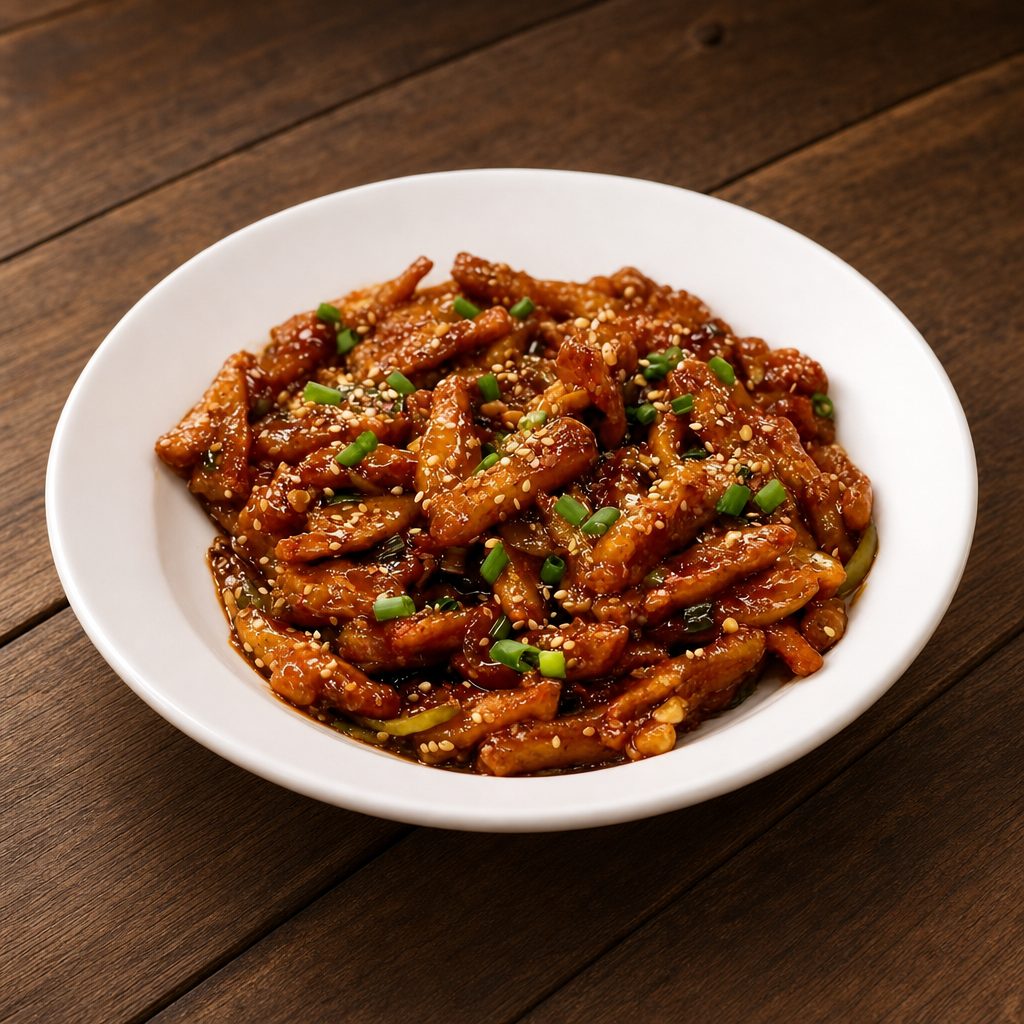 Chilli Potato Fries.