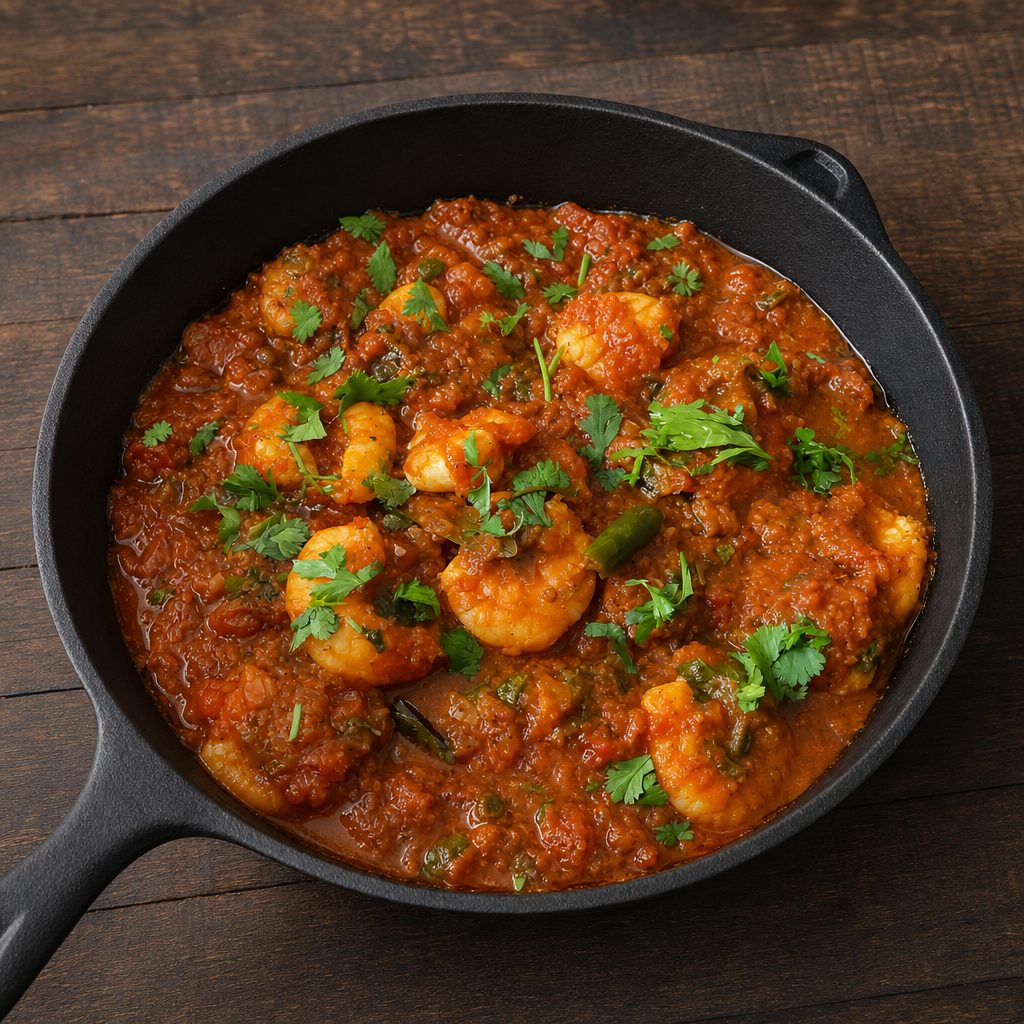 Chettinadu Shrimp Curry.