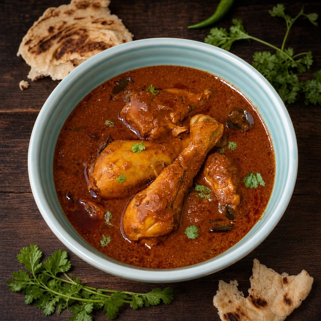 Andhra Chicken Curry.
