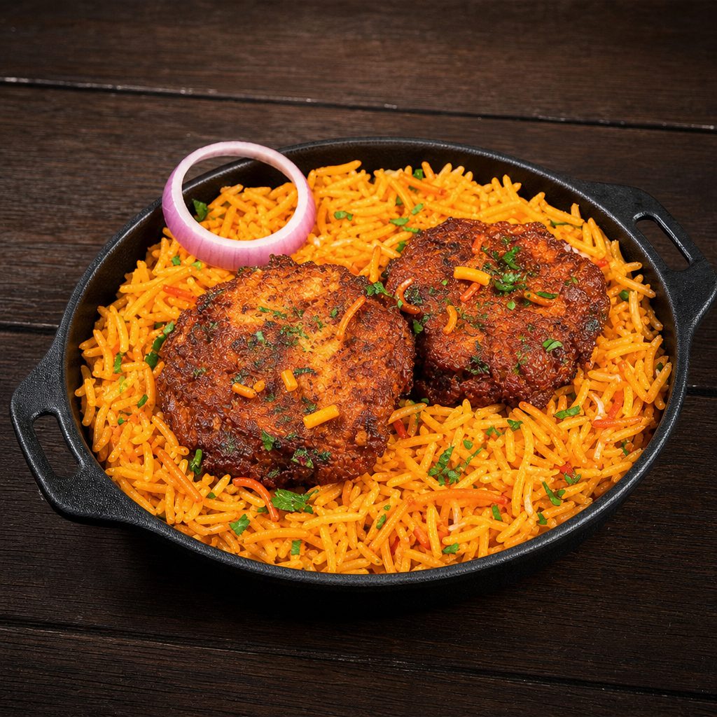 Malai Kofta Biryani.