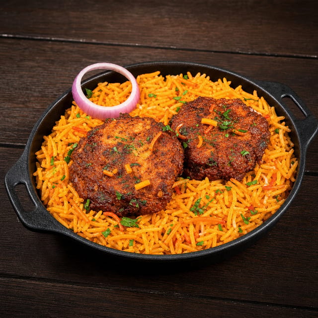 Malai Kofta Biryani.