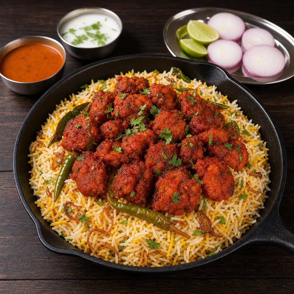 SM Special Chicken Dum Biryani.