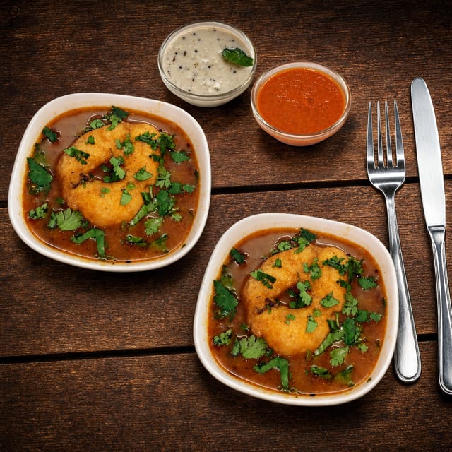 Sambar Vada (3 pcs).
