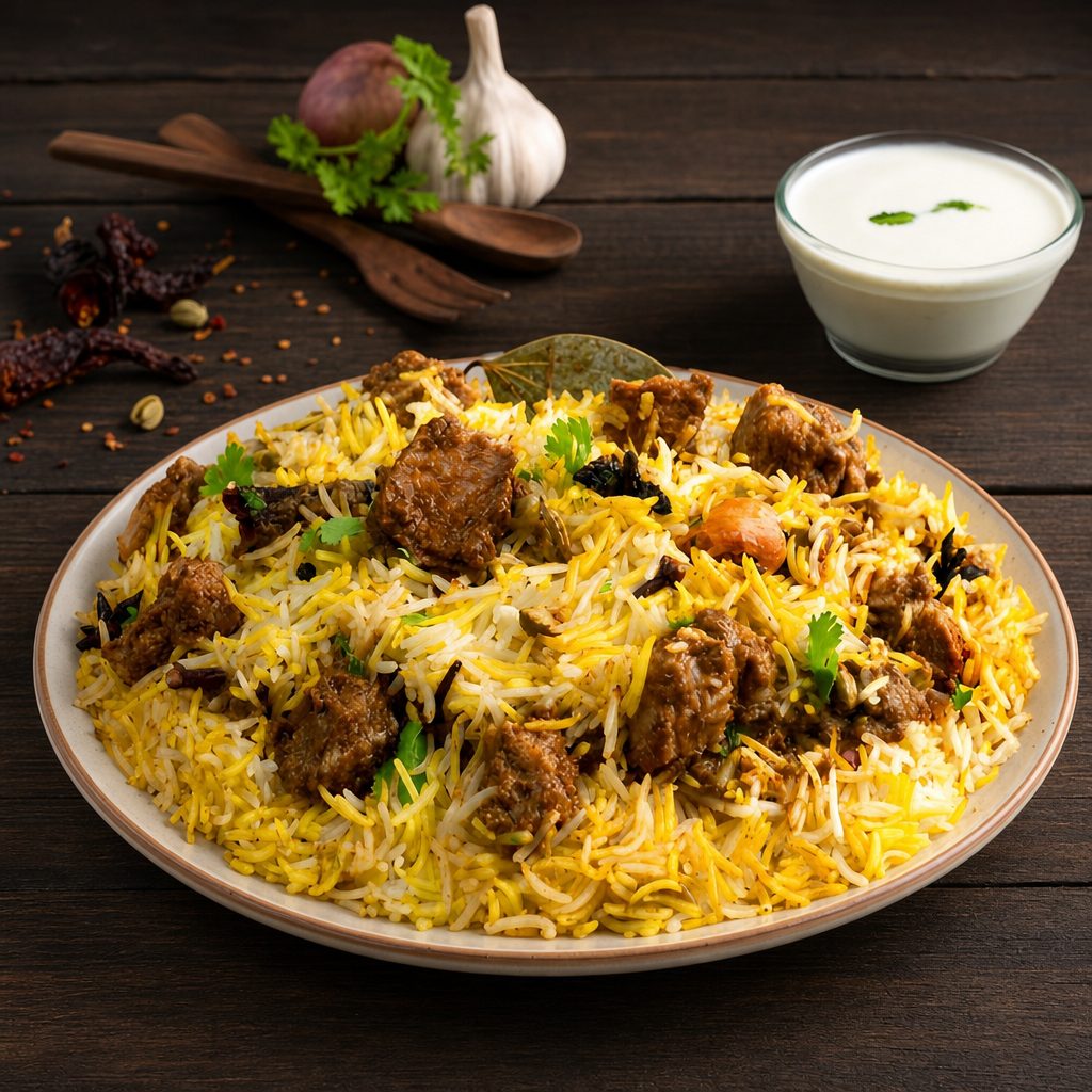 Boneless Chicken Biryani.
