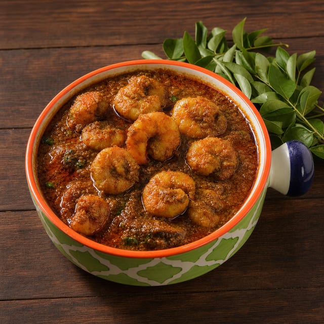 Andhra Shrimp Curry.