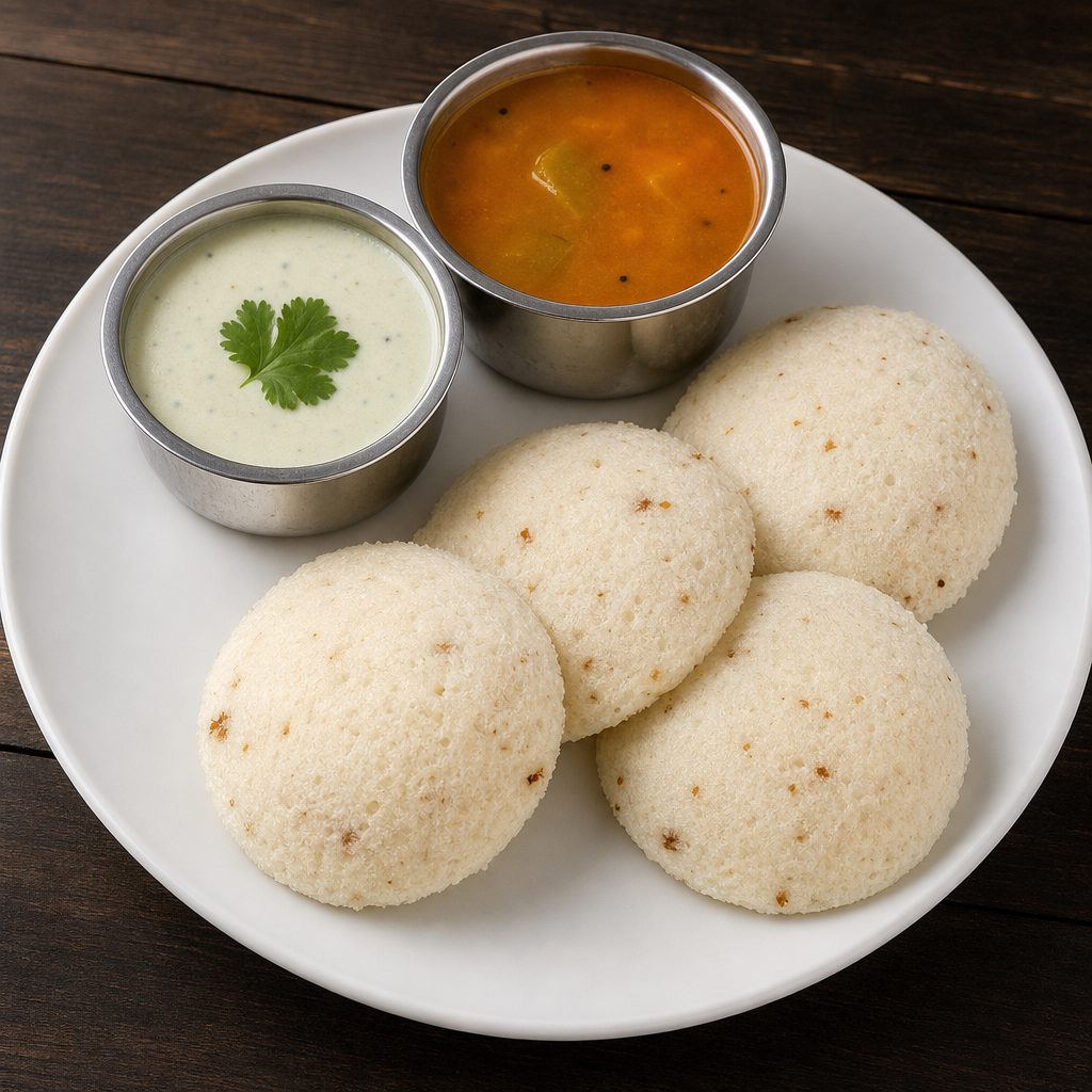 Ghee Karam Idli (4 pcs).