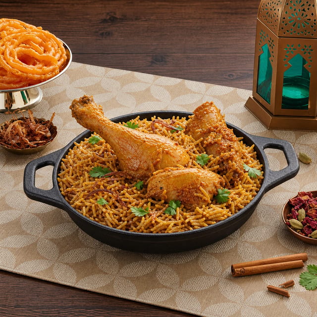 Chicken Dum Biryani.