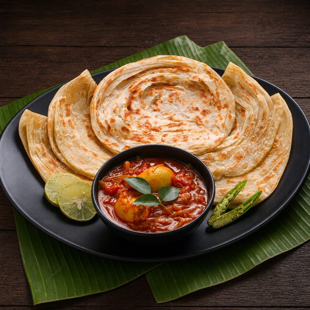 Parotta (Regular) + Korma.