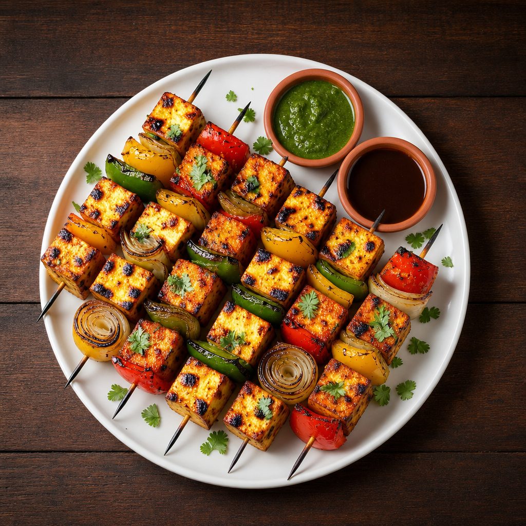 Paneer Tikka Kebab.