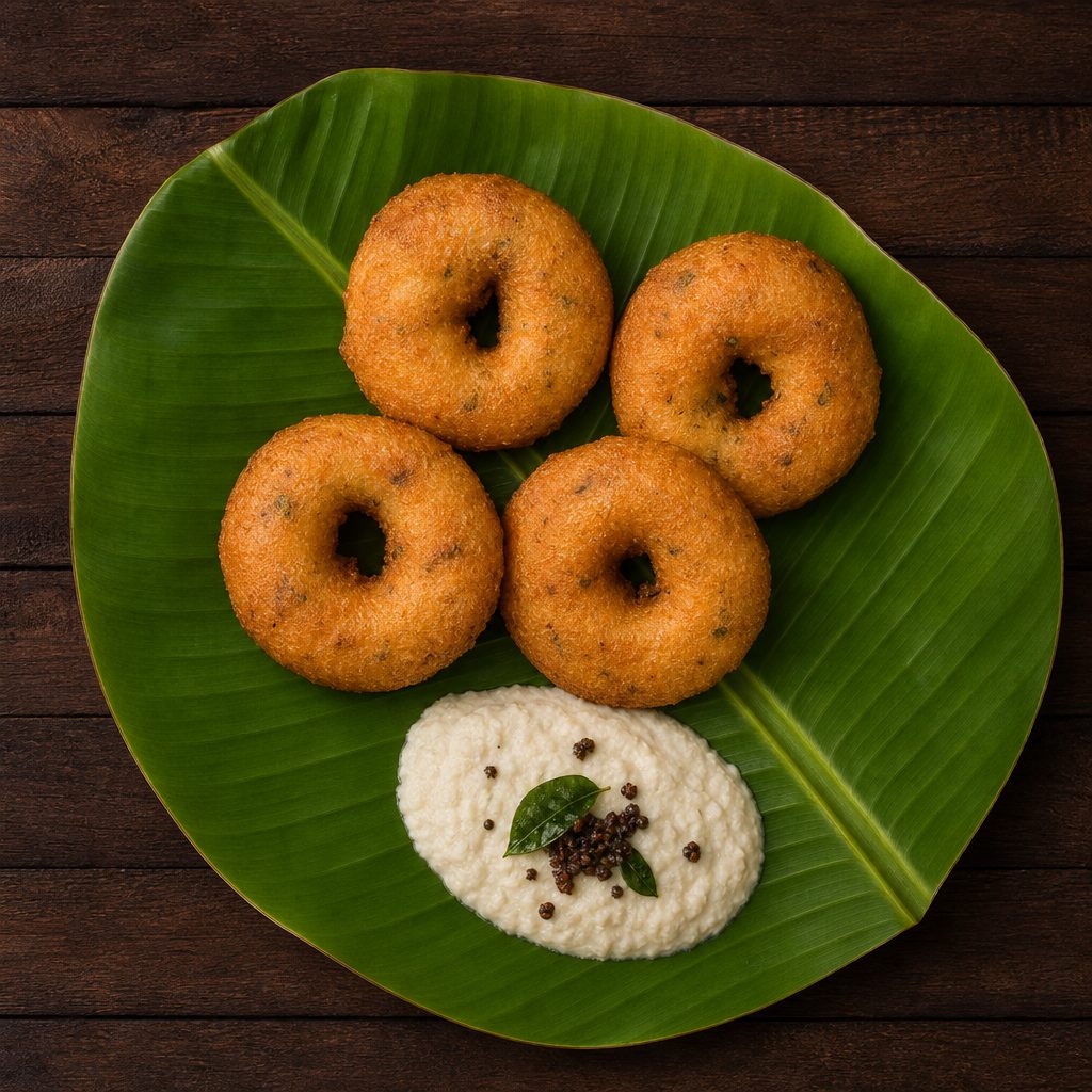 Medhu Vada (4 pcs).