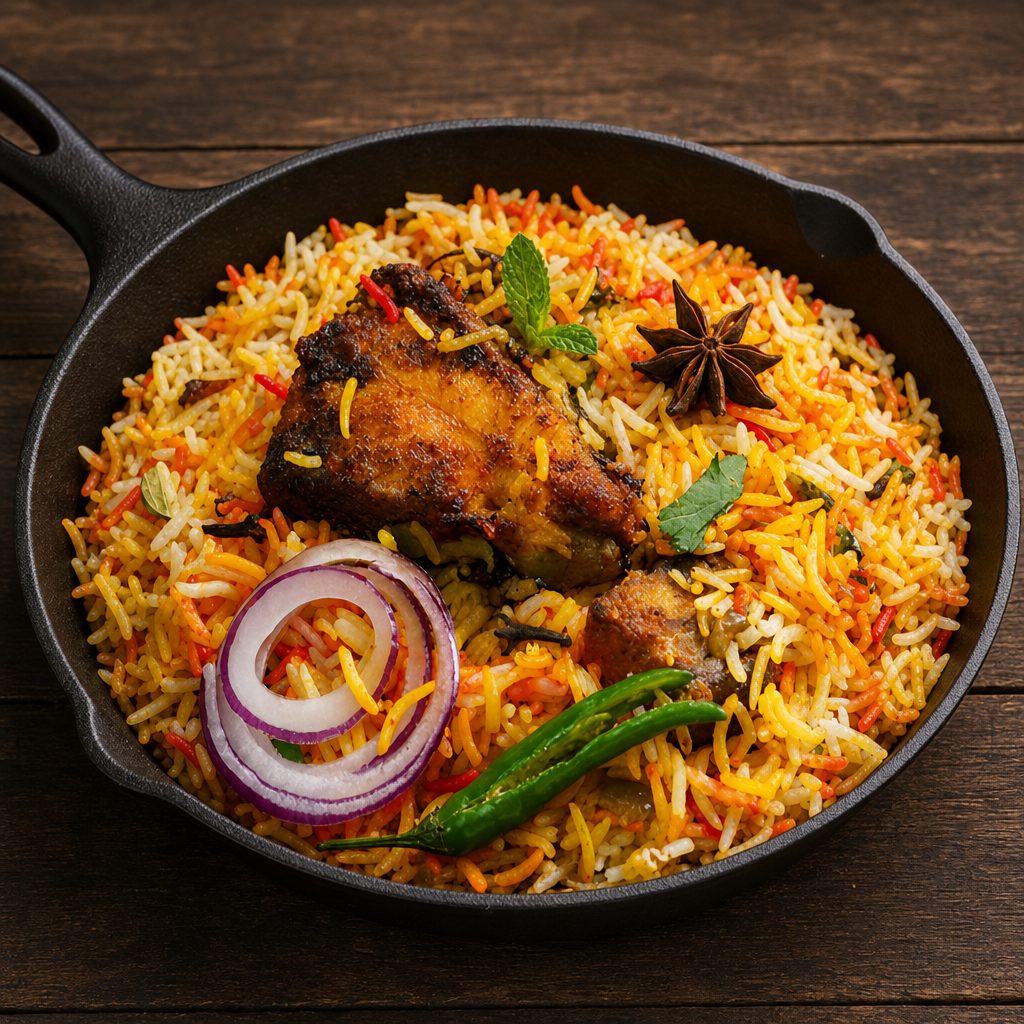 Fish Biryani.
