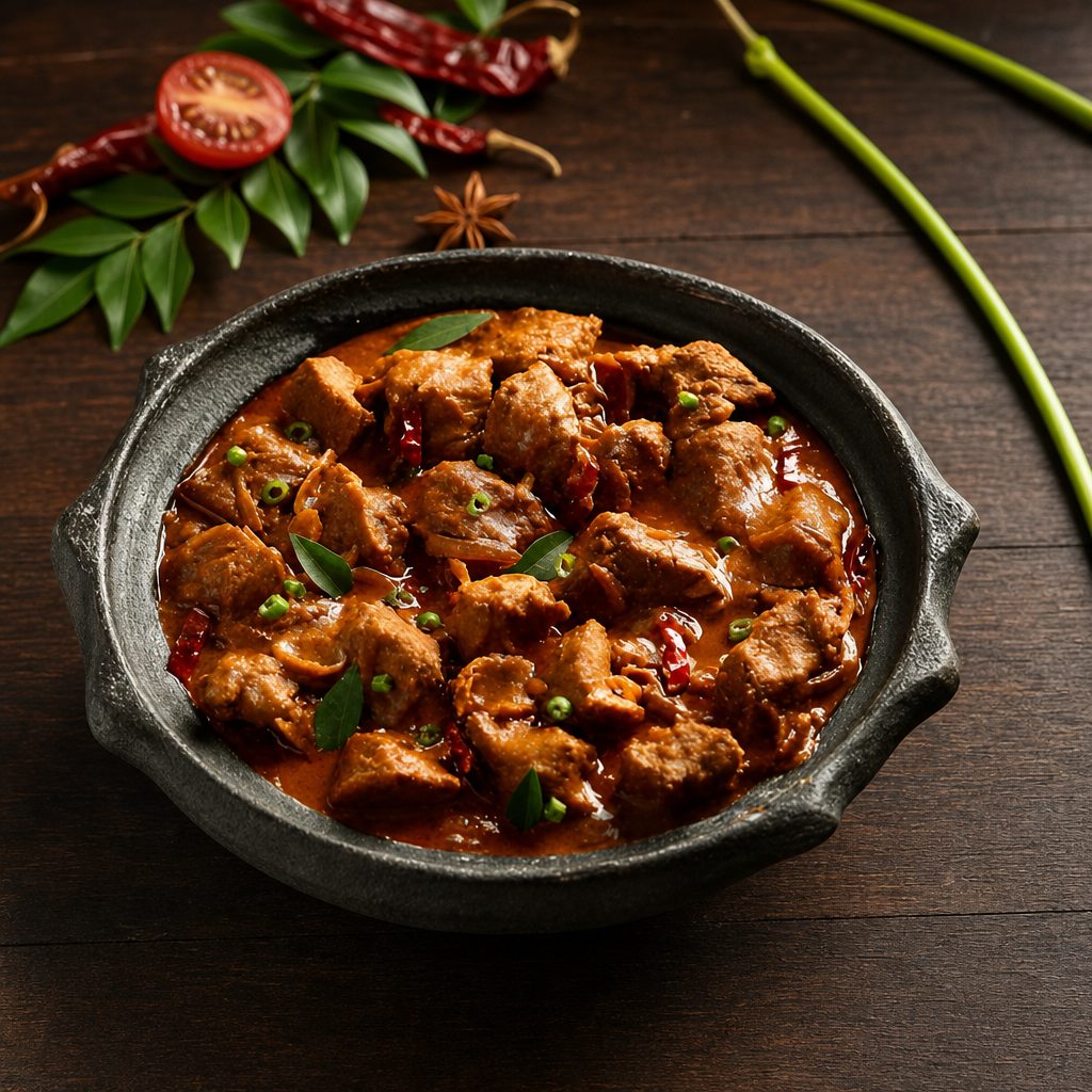 Chettinadu Goat Curry.