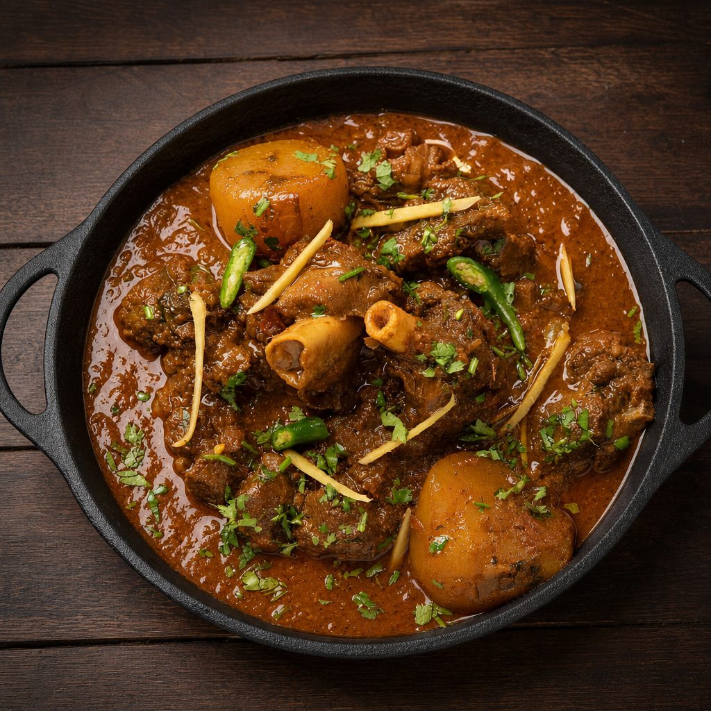 Telangana Goat Curry.