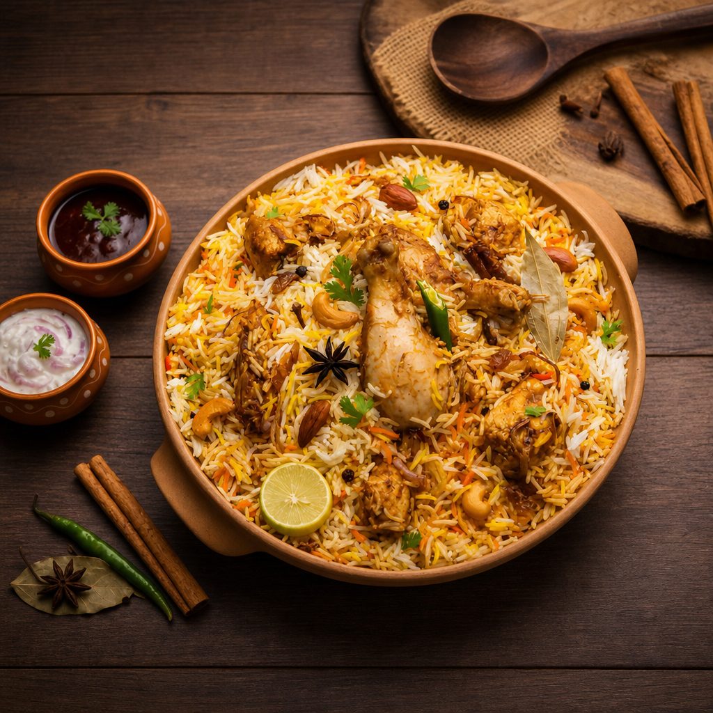 Mughalai Biryani.