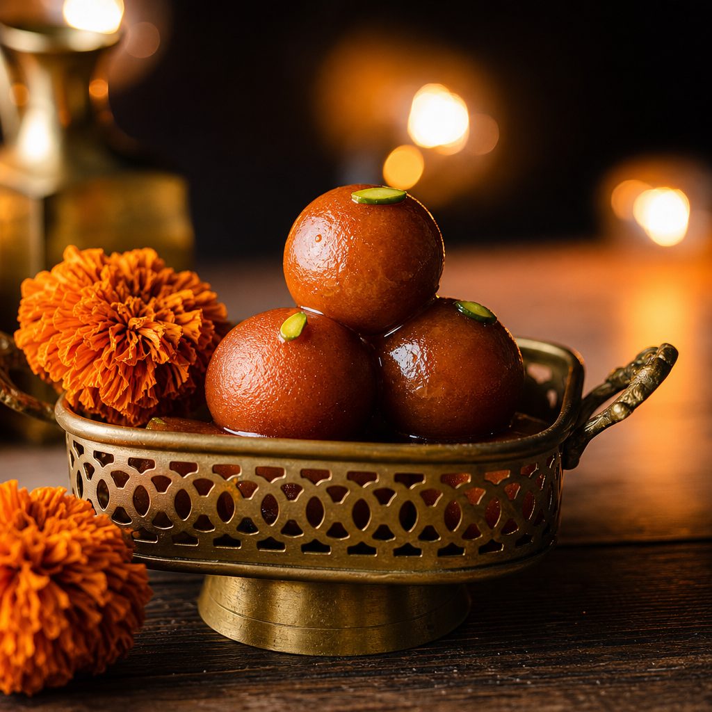 Gulab Jamun (3 pcs).