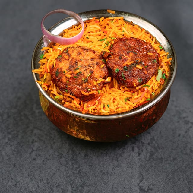 Malai Kofta Biryani.