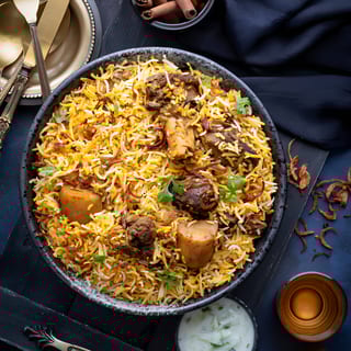 Goat Ghee Roast Biryani - Family Pack